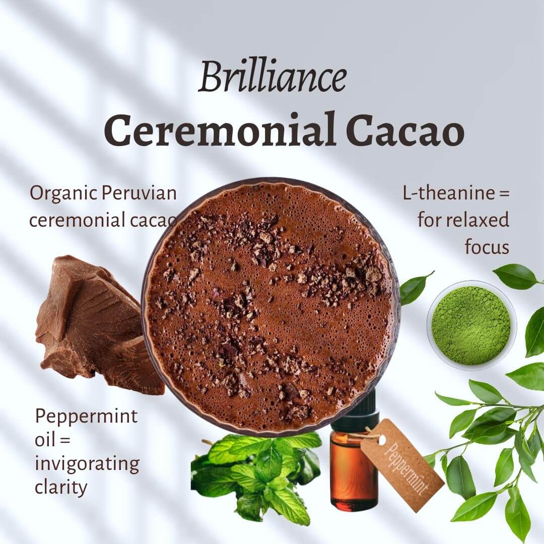 Brilliance Ceremonial Cacao Elixir (for deep focus)