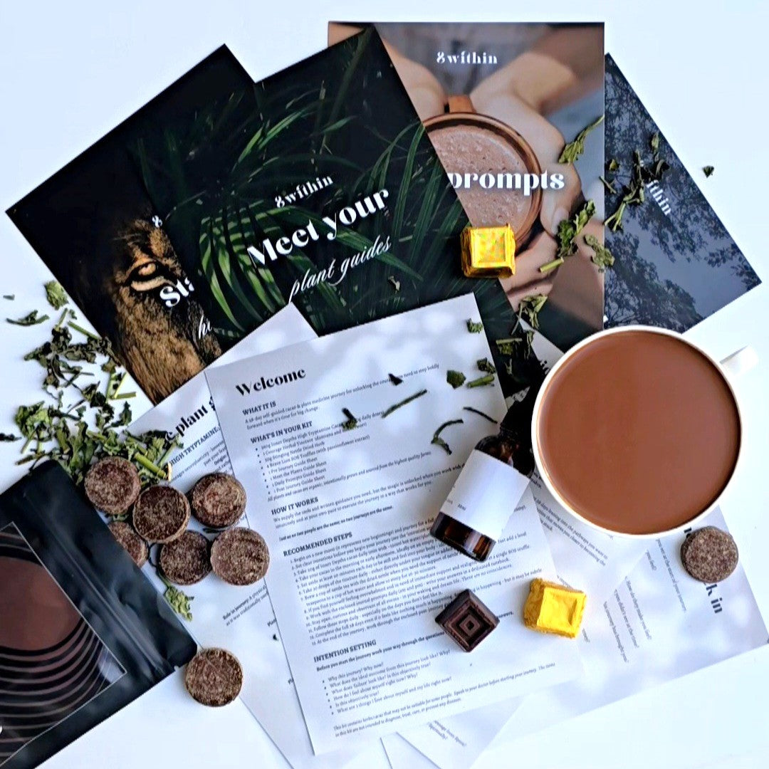 Courage Unlocked: 28-day cacao & plant medicine journey kit