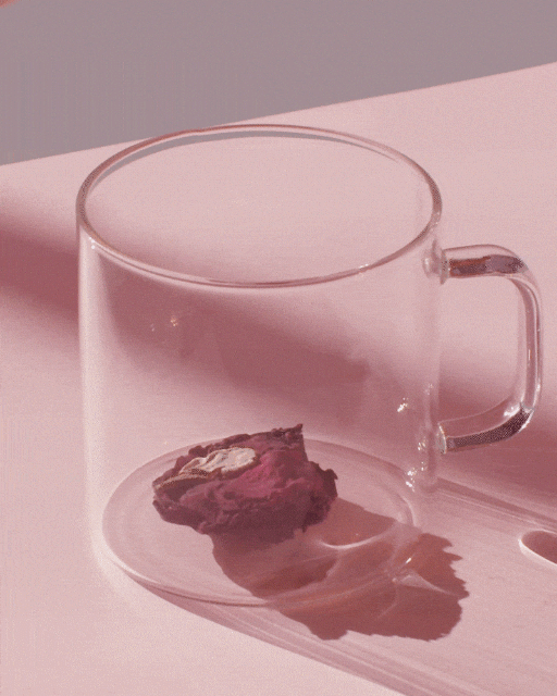 The Qi Shangri-La Rose tea