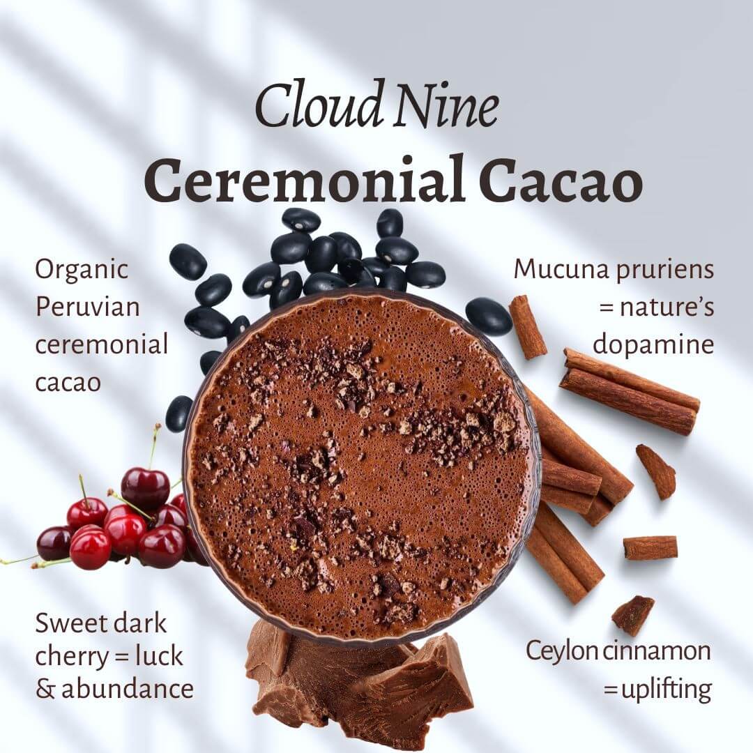 Cloud Nine Ceremonial Cacao Elixir (for deep joy)